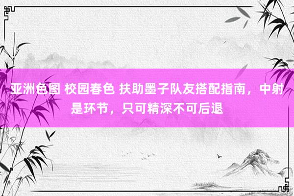 亚洲色图 校园春色 扶助墨子队友搭配指南，中射是环节，只可精深不可后退