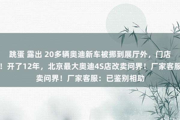 跳蛋 露出 20多辆奥迪新车被挪到展厅外，门店标志也已更换！开了12年，北京最大奥迪4S店改卖问界！厂家客服：已鉴别相助