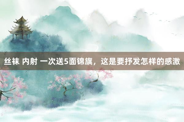 丝袜 内射 一次送5面锦旗，这是要抒发怎样的感激