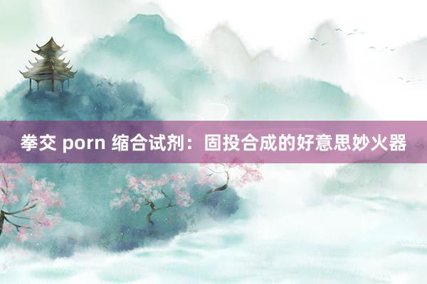 拳交 porn 缩合试剂：固投合成的好意思妙火器