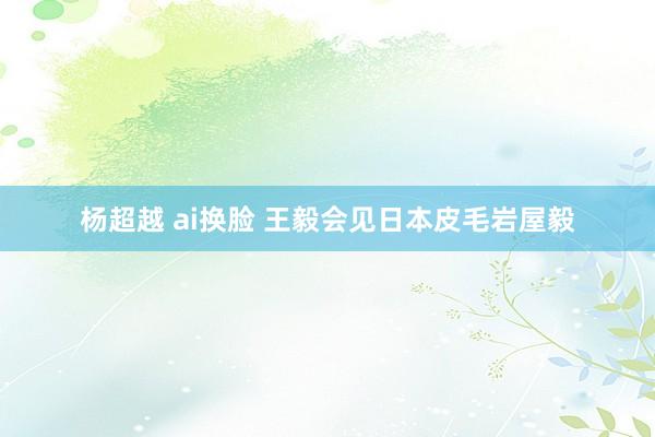 杨超越 ai换脸 王毅会见日本皮毛岩屋毅